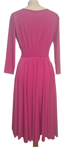 Preview: Tanzkleid, Trainingskleid, Salsakleid, pink, Einheitsgröße Gr. 36 - 40