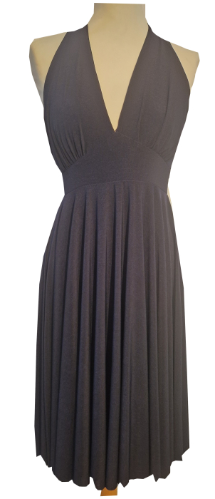 Tanzkleid, Trainingskleid, Salsakleid, dunkelblau, Einheitsgröße Gr. 36 - 40