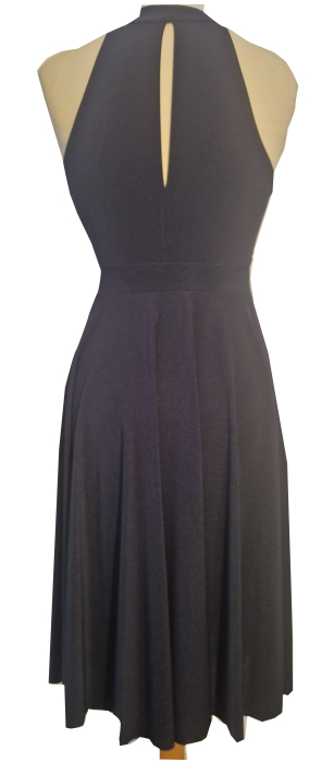 Tanzkleid, Trainingskleid, Salsakleid, dunkelblau, Einheitsgröße Gr. 36 - 40